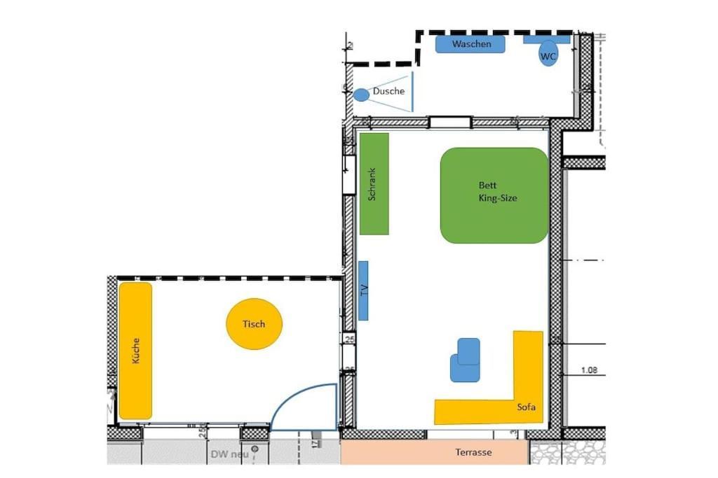 Kleine Auszeit - 2-Zimmer Ferienwohnung 슈피츠 외부 사진